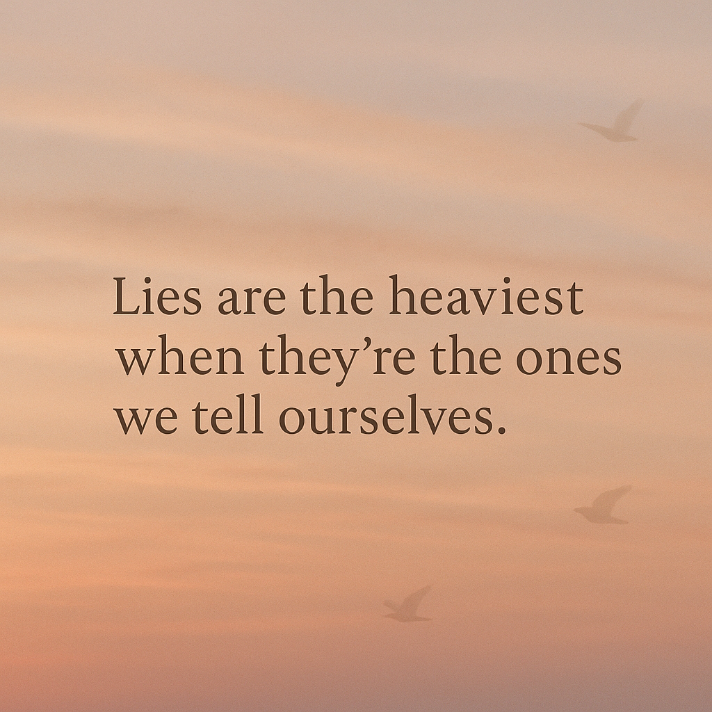 WHEN YOU REALISE YOU’RE DONE BEING STRONG